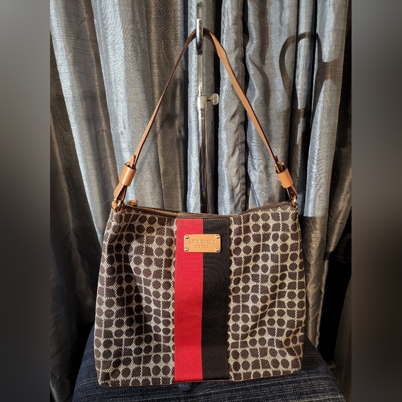 NWOT kate spade Classic Noel Flat 'Serena' Shoulder Handbag, Signed bottom, hobo - Picture 2 of 13